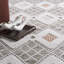 Tapis orange à poils longs Dili Twinkle-944019941