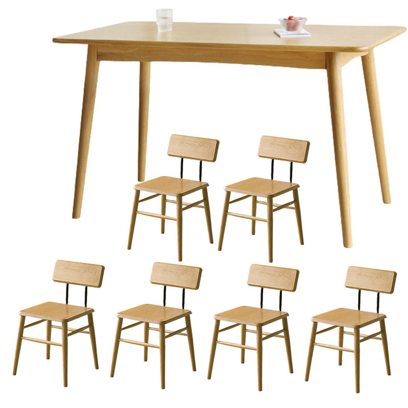 Solid Wood Dining Table Set