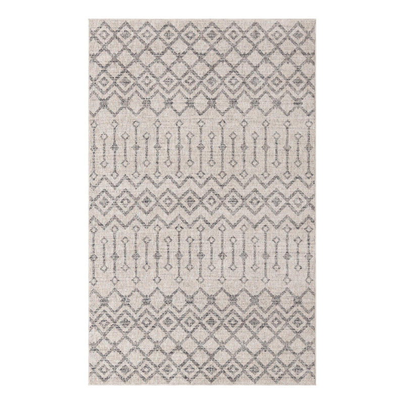 Barnkine Geometric Indoor Rug, Rectangle 5'3" x 8'
