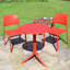 Fordham 2 - Person Patio Dining Set Umbrella Hole Included Round Table-13710352