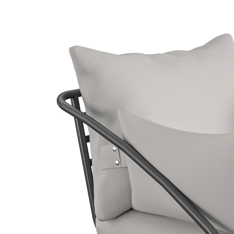 Biarritz Steel Outdoor Lounge Chair