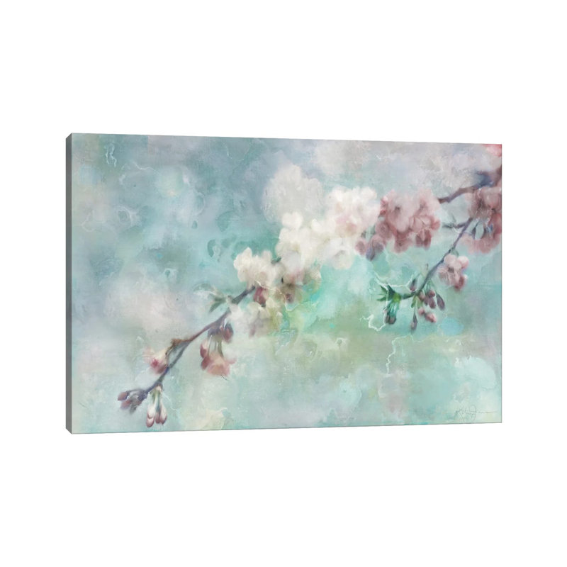Blossom Bow by Katrina Jones - Wrapped Canvas Painting, 20.32 cm H x 30.48 cm W