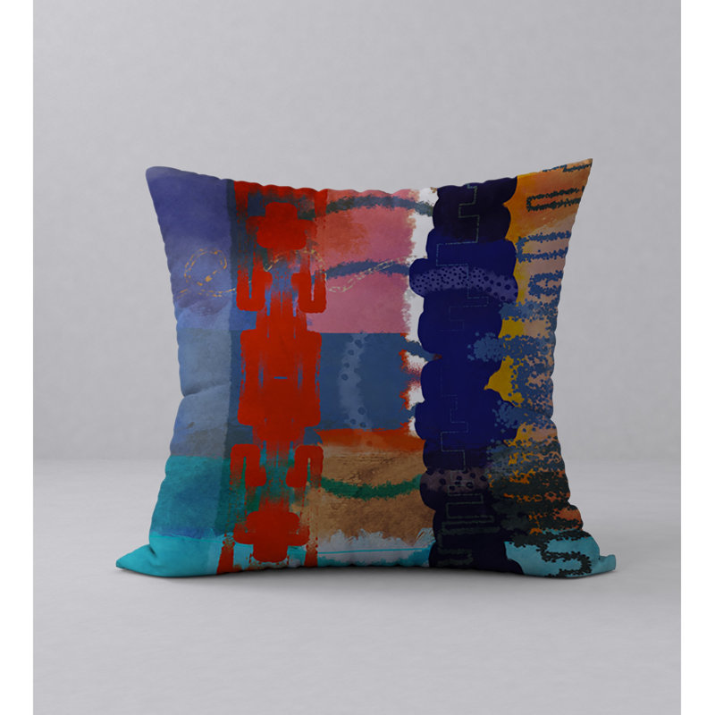 Housse de coussin carrée naturelle silencieuse et insert, 18 po x 18 po