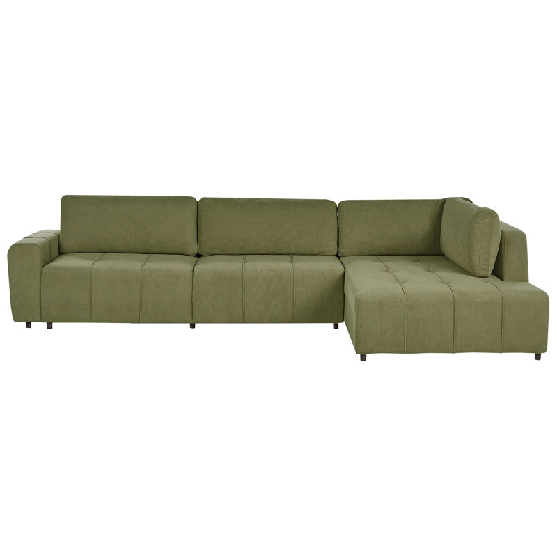 INNVIK 4 Seater Sofa Bed, Left Hand Facing, Green