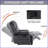 Recliners, Large Manual Recliner Chair for Living Room | Grey | Fabric-1446830813