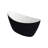 66.93'' x 29.53'' Freestanding Soaking Acrylic Bathtub
