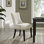 Chaise de salle à manger (une seule chaise) rembourrée en tissu Porch & Den Helen par Modway