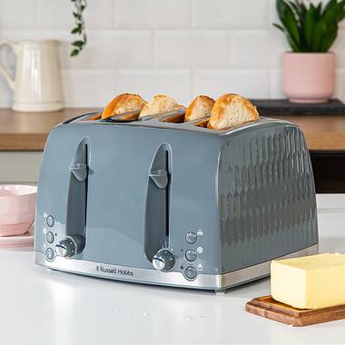 Geepas 2 Slice Bread Toaster With 6 Level Browning Control, 650W