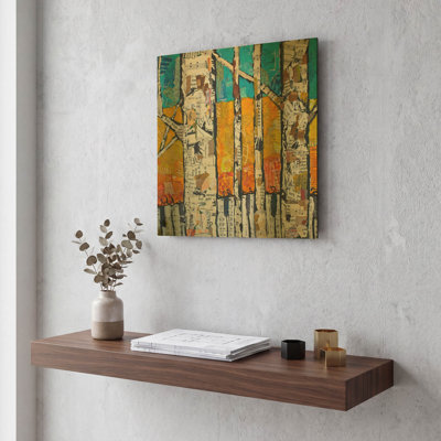 'Wild White 1' By St. Hilaire Elizabeth Metal Wall Art, 12" x 12"