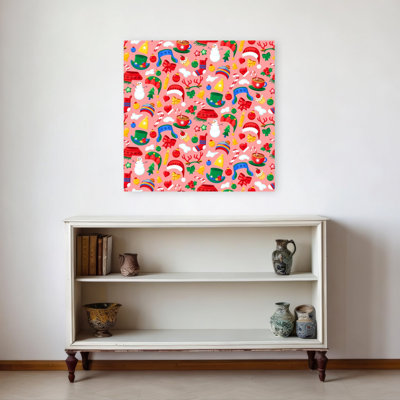 «Joyful Winter», impression d'art traditionnel d'hiver