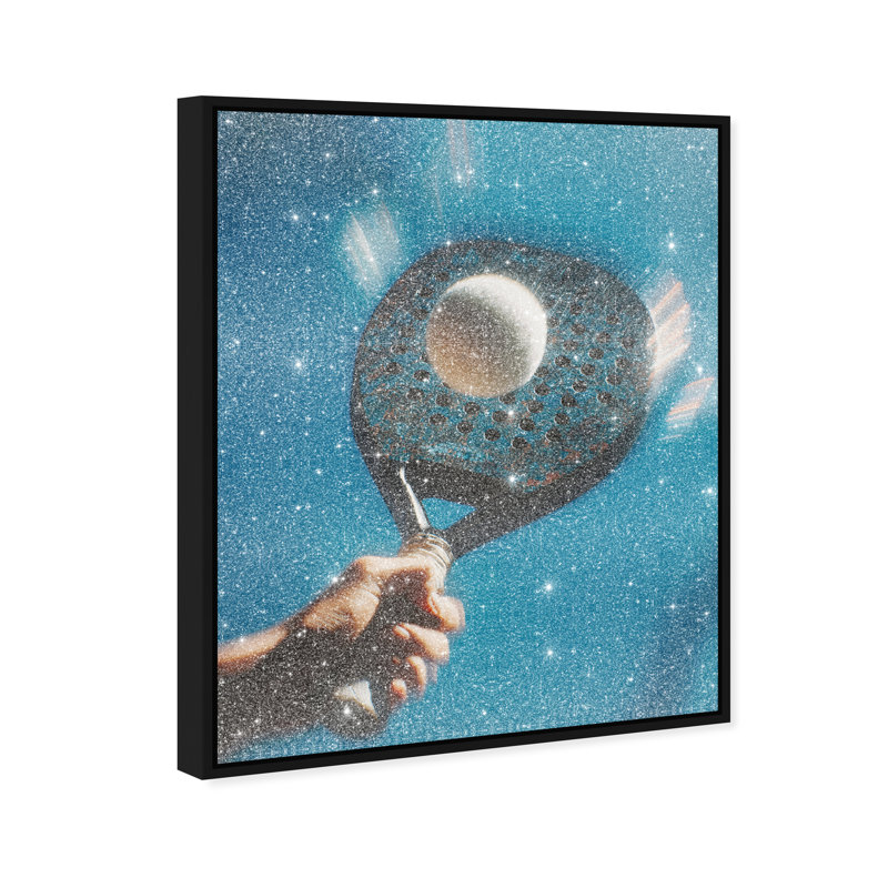 Instant Momentum Print by Oliver Gal, 25"H x 21"W, Black Floater Frame