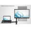 Mount-It Fully Adjustable Laptop & VESA Monitor Desk Mount | Desk Pole Mount Extension | Black