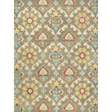 Savannah Hand Tufted New Zealand Wool Brown/Multi Area Rug