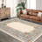 Floral Rug for Bedroom  Washable Area Rugs for Living Room Non Slip Thin, Soft Throw Carpet for Nursery, Kids Playroom, Classroom, Home Office Decor-252626477
