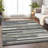 Premium Machine Washable Prisco Charcoal Rug-1883223293