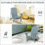 Chaise Adirondack en bois Outsunny