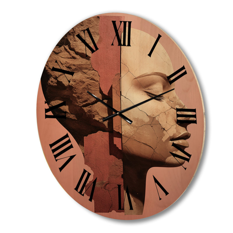 Torkelson Solid Wood Wall Clock, Medium