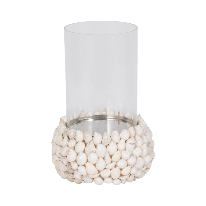 Porte-bougie Shell, H 10 po x l 7 po x P 7 po