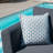 Shady Outdoor Fabric Rectangular Corner Dining Set - with Rising Table - Charcoal