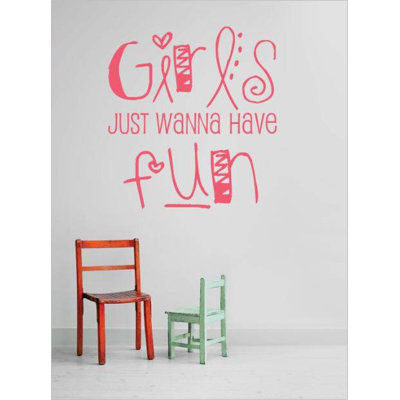 Text & Numbers Wall Decal