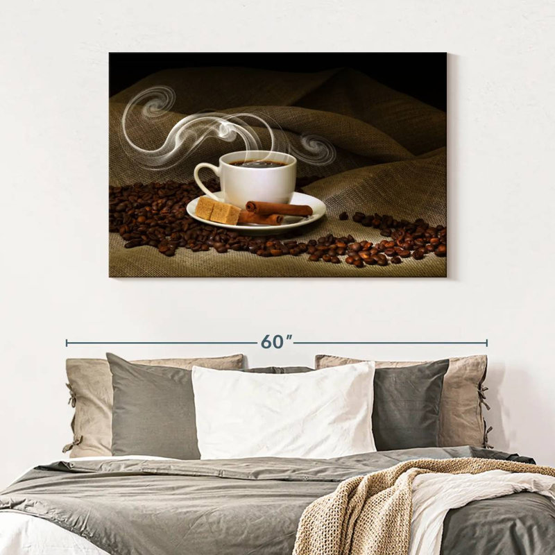 Yarlin Steaming Cinnamon Coffee, 32" H x 48" W