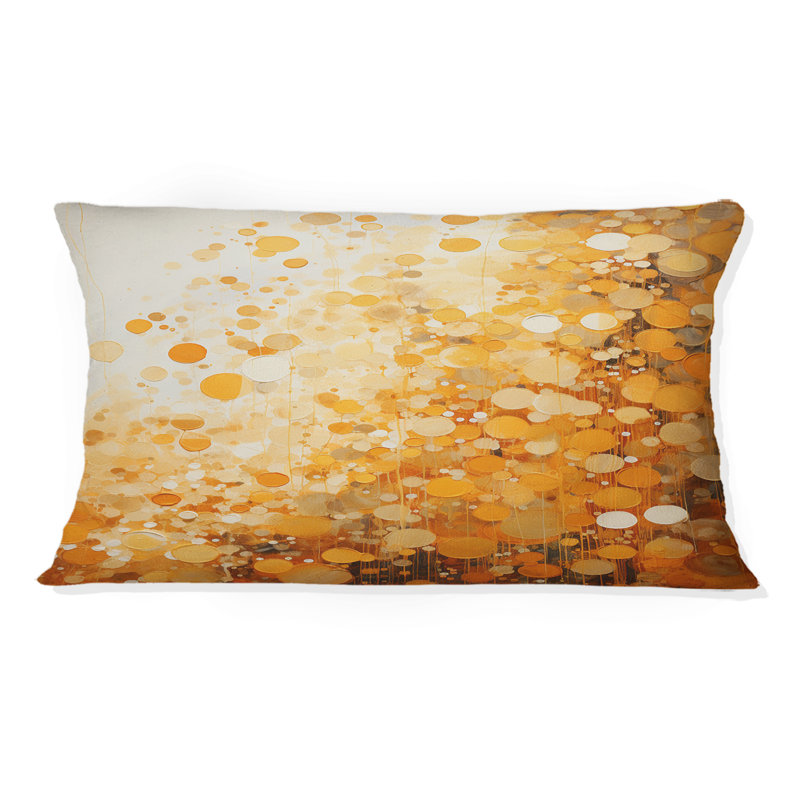 Coussin Golden Harvest II - Abstract Landscape