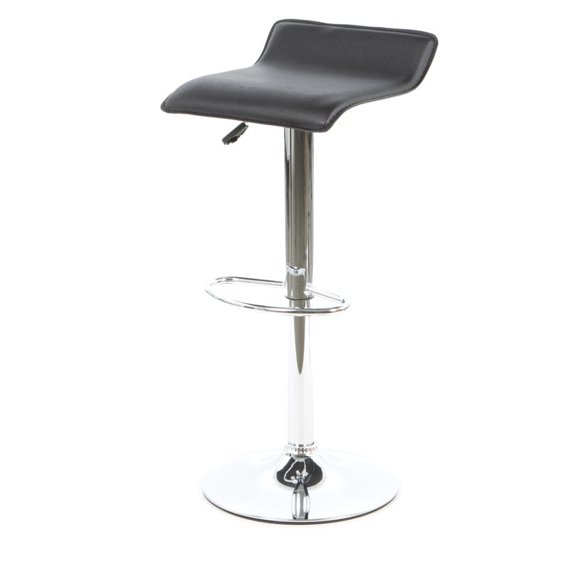 Denada Swivel Upholstered Adjustable Height Counter Stool