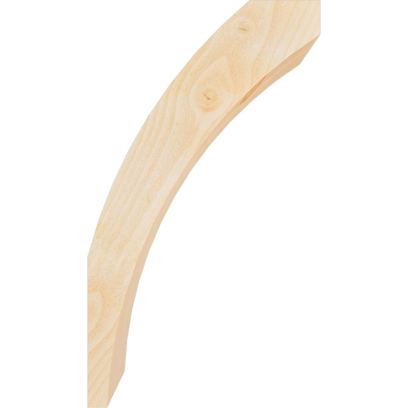 Genouillère Thorton, Sapin Douglas de 6 po (sciage brut), 16 po X P 28 po H