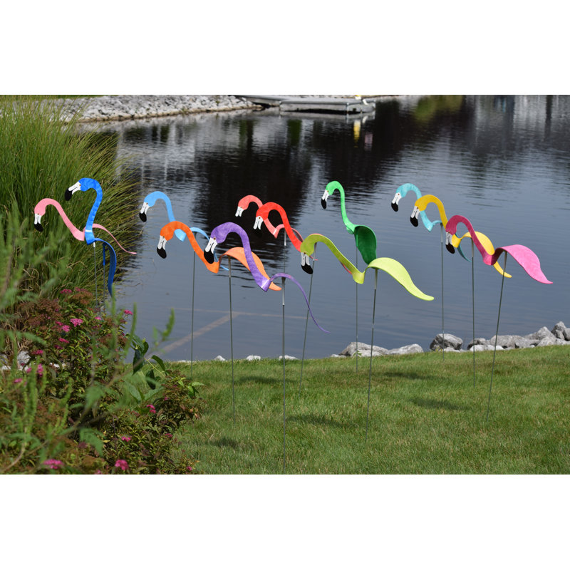 Art de jardin Emersyn Kelly Flamingo, Melon d'eau