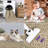 Braided Printed Texture Machine Washable Rug with Rubber Backing for Living Room Non-Slip Dining Room Rug Easy-Cleaning Floor Carpet for Bedroom-1667285974