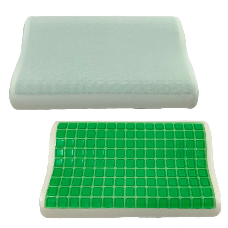 Memory Foam Pillow with Cooling Gel, Orthopedic Pillow for Side, Back, and Stomach Sleepers