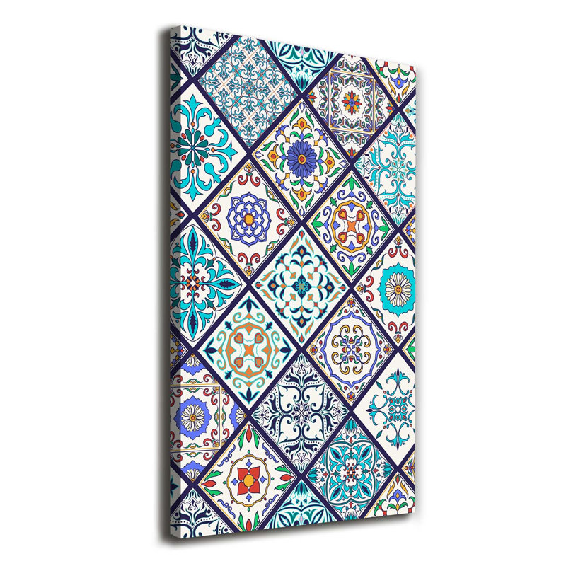 Ceramic Tiles - Wrapped Canvas Print