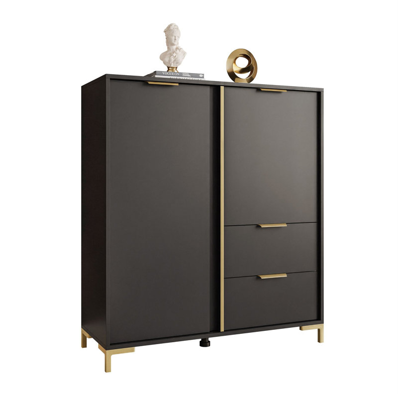 Allessandra Combo Chest of Drawers with 2 Drawers