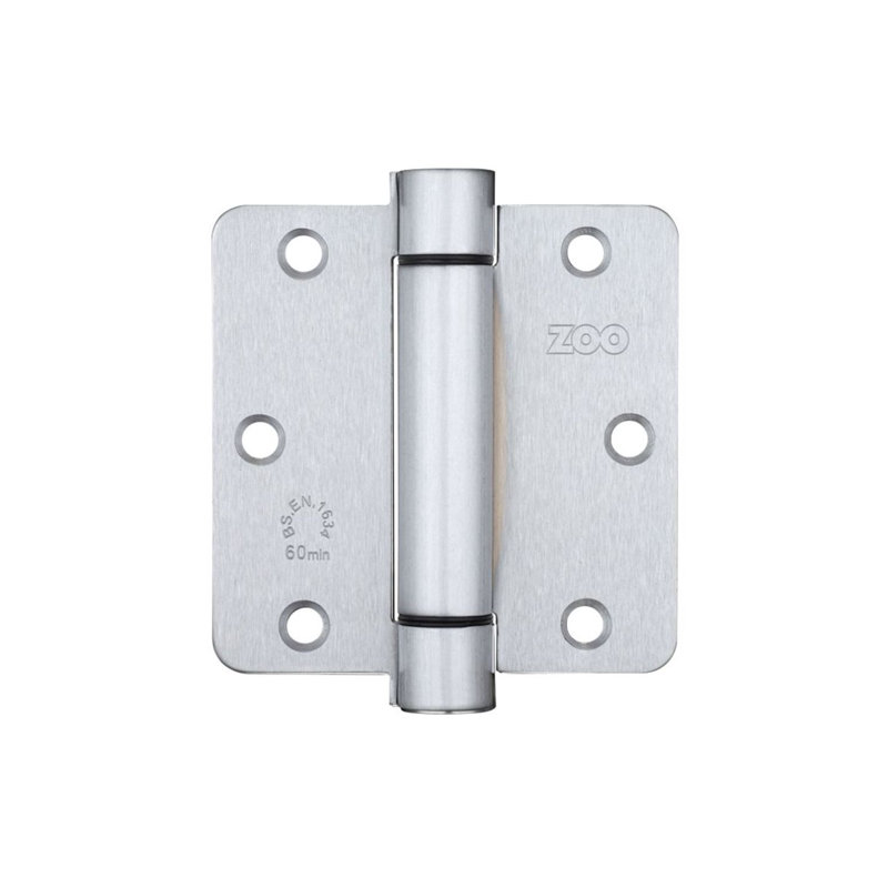 8.9cm H x 3.5cm W Single Door Hinge, Satin Chrome