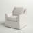 Barbel Upholstered Swivel Armchair-1370854814