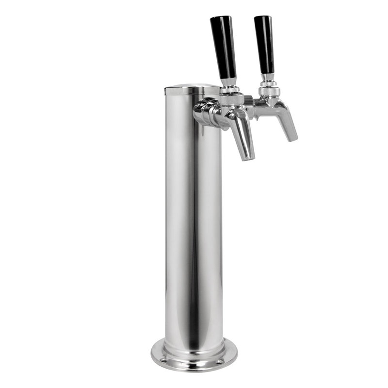 Kegco Stainless Steel Dual Tap Conversion Kit with