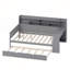 Lit de jour en bois avec tablettes de rangement-1487645027