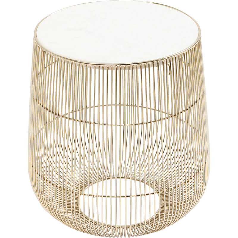 Beam Side Table, Gold