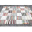 Tapis turcs, tapis tissés à la main, kilim, tapis rétro, tapis tissé à plat, tapis de chambre blancs