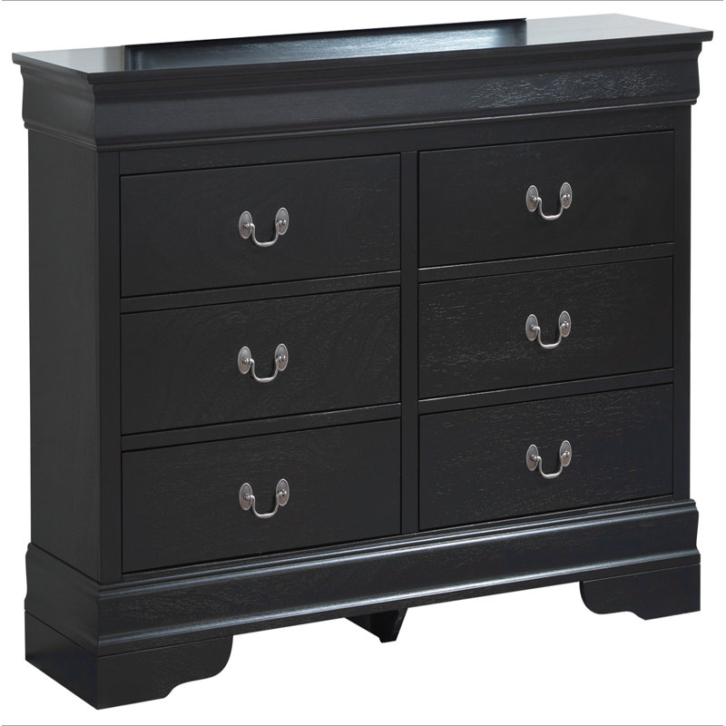 Commode élégante noire