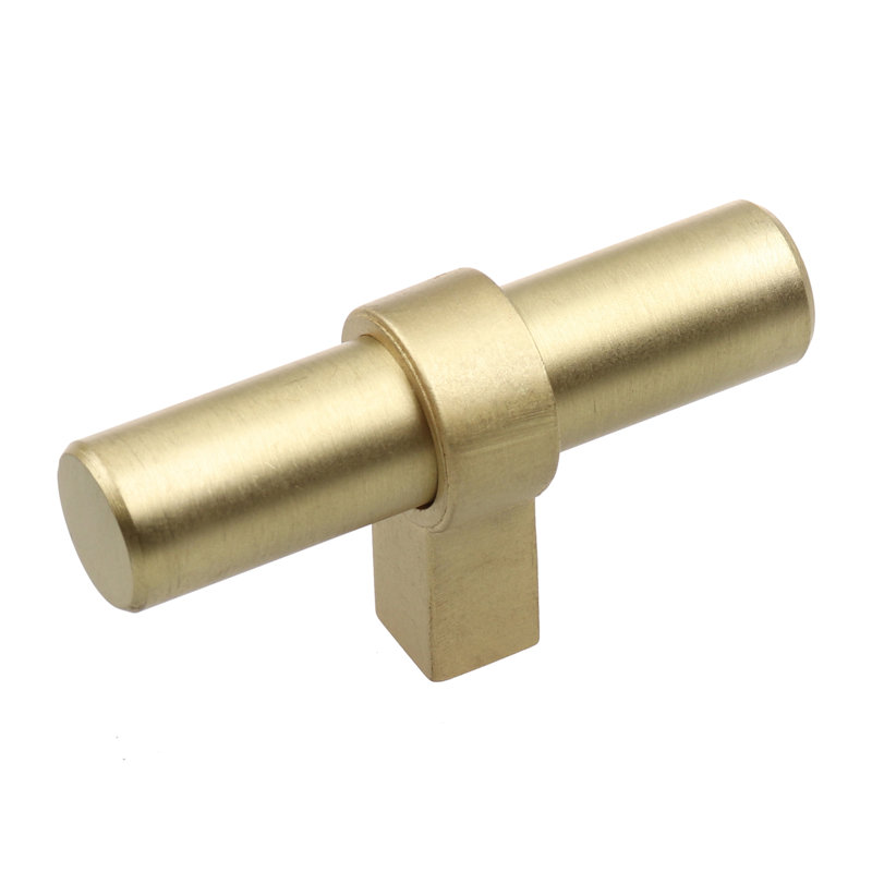 2.25" Length Bar Knob Multipack, Satin Gold