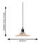 Lucrezia Pendant Light with Amber Frilled Glass Shade-1445817967-1445817965