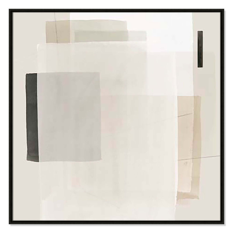 Mystical Momentum I par Hazel J, Cadre flottant espresso, H 37,5 po x l 37,5 po x P 2 po