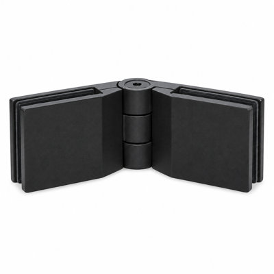 Adjustable 10 and 12 mm Glass Connector, Large, Matte Black