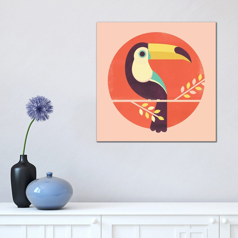 Toucan by Jay Fleck - Wrapped Canvas Print, 45.72 cm H x 45.72 cm W x 1.91 cm D