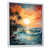 White Floater Framed