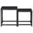 Ebern Designs Tea Tables 2 Pcs MDF Black
