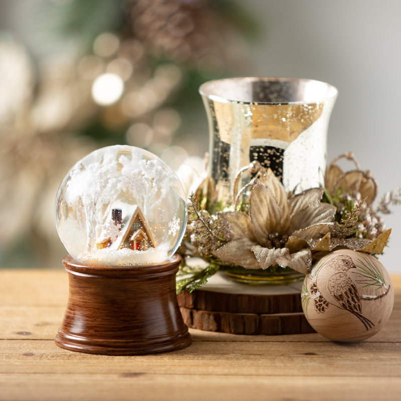 Ensemble de 2 boules sphériques en bois