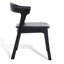 Chaise en bois et cuir Carper-70605908