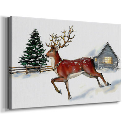 Christmas Holiday Art III- Gallery Wrapped Canvas-XCVIII